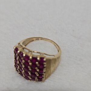 14k Gold and Ruby Ring